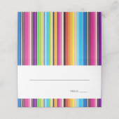 セラペ春ストライプ | ウェディング プレイスカード (外部開封)