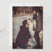 セラペ秋シーズンストライプ | 写真の保存日付 招待状 (裏面)