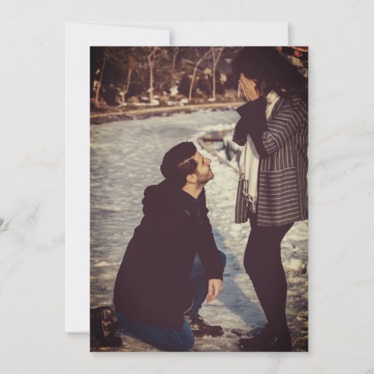 セラペ秋シーズンストライプ | 写真の保存日付 招待状 (裏面)