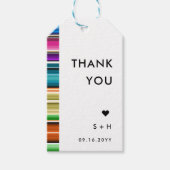 セラペ サマー ストライプ | ありがとうございます ギフトタグ (正面)