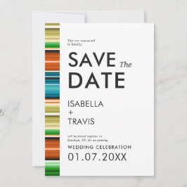 セラペ サマー ストライプ | フォト セーブ・ザ・デート 招待状