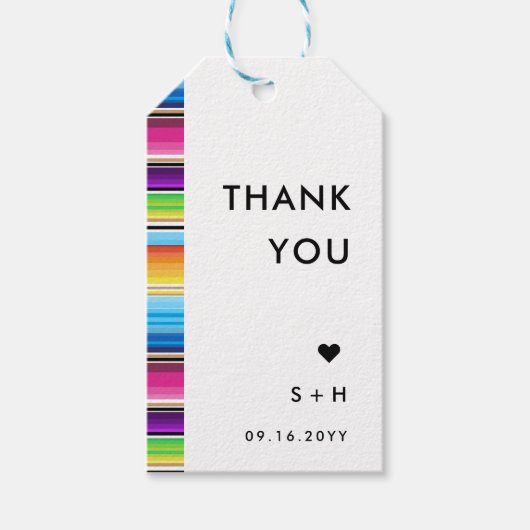 セラペ スプリング ストライプ | ありがとうございます ギフトタグ (正面)