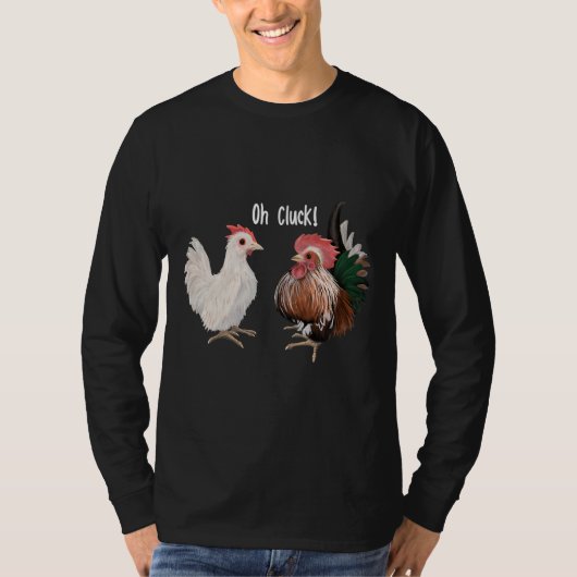 セラマチキン愛好家オCluckヘン Tシャツ (正面)