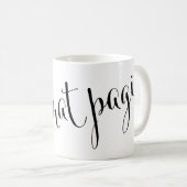 セラマットパギグッドモーニングインドネシアムマグ コーヒーマグカップ (正面右)