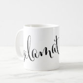 セラマットパギグッドモーニングインドネシアムマグ コーヒーマグカップ (正面左)