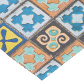 セラミッカラフルクタイル模様デザイン ショートテーブルランナー (コーナー)