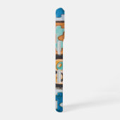 セラミッカラフルクタイル模様デザイン iPhone 16ケース (右側面)