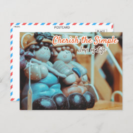 セラミックお洒落フィギュアヴィンテージ ポストカード