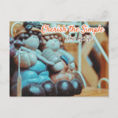 セラミックお洒落フィギュアヴィンテージ ポストカード (正面)