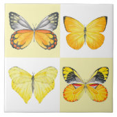 セラミックのタイルに蝶( 2 ) タイル (正面)