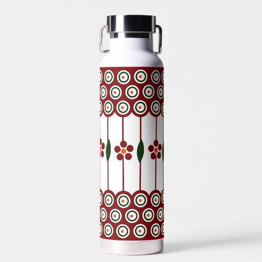 セラミックのポリッシュ伝統的デザイン ウォーターボトル (正面)