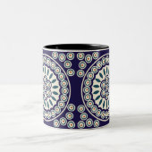 セラミックのポリッシュ伝統的デザイン ツートーンマグカップ (中央)