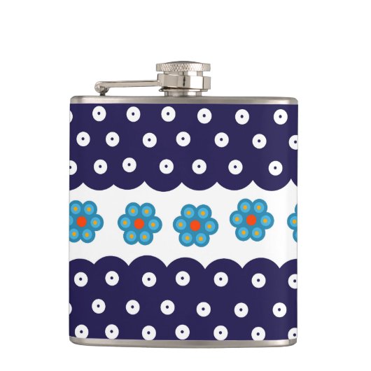 セラミックのポリッシュ伝統的デザイン フラスク (正面)