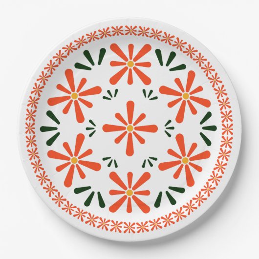 セラミックのポリッシュ伝統的デザイン。 ペーパープレート (正面)