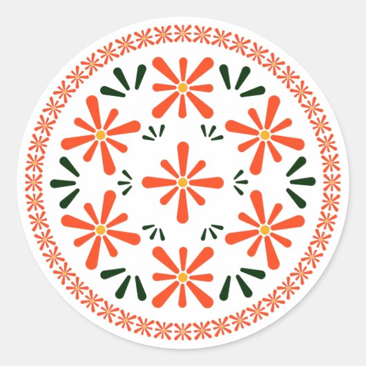 セラミックのポリッシュ伝統的デザイン。 ラウンドシール (正面)