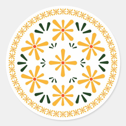 セラミックのポリッシュ伝統的デザイン。 ラウンドシール (正面)