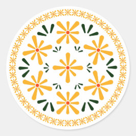 セラミックのポリッシュ伝統的デザイン。 ラウンドシール