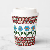 セラミックのポリッシュ伝統的デザイン。 紙コップ (左)