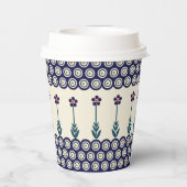 セラミックのポリッシュ伝統的デザイン。 紙コップ (裏面)