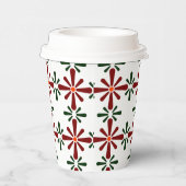 セラミックのポリッシュ伝統的デザイン。 紙コップ (右)