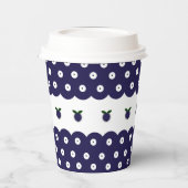 セラミックのポリッシュ伝統的デザイン。 紙コップ (左)