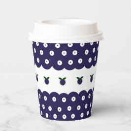 セラミックのポリッシュ伝統的デザイン。 紙コップ