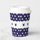 セラミックのポリッシュ伝統的デザイン。 紙コップ (右)