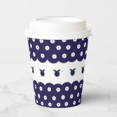 セラミックのポリッシュ伝統的デザイン。 紙コップ (正面)