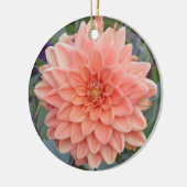 セラミックオーナメントと赤面ダリア セラミックオーナメント (左)