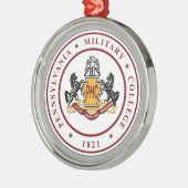 +セラミックオーナメントとPMCシールロゴ メタルオーナメント (左)