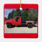 セラミックオーナメントピックアップトラック セラミックオーナメント (裏面)