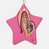 セラミックオーナメントヴァージンメアリーウィズベビーイエス セラミックオーナメント (左)