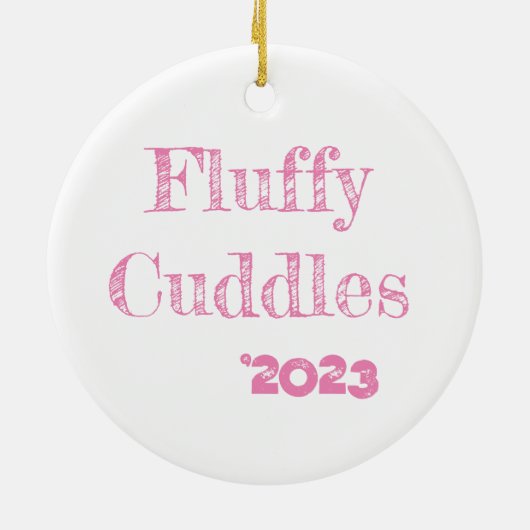 セラミックオーナメント – ふわふわのカドレス (裏面)