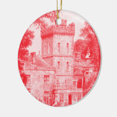 セラミックオーナメント- 「カペルナーレイホール」（赤） セラミックオーナメント (左)