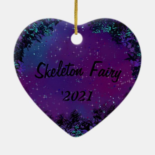 セラミックオーナメント – スケルトンフェアリー (裏面)