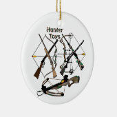 セラミックオーナメント、狩り、武器、狩猟用の贈り物、 セラミックオーナメント (右)