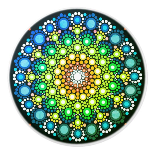 セラミックカラフルノブ セラミックノブ (正面)