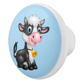 セラミックキャビネットつまみベビー牛 セラミックノブ (右)