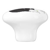 セラミックキャビネットつまみ子猫 セラミックノブ (側面)