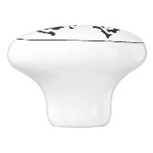 セラミックキャビネットつまみ牛 セラミックノブ (側面)