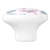 セラミックキャビネットのツマミ蝶 セラミックノブ (側面)