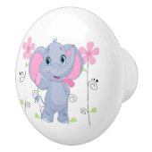 セラミックキャビネットのツマミ – 象 セラミックノブ (右)