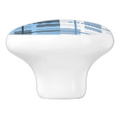 セラミックキャビネットのノブブループレイド セラミックノブ (側面)