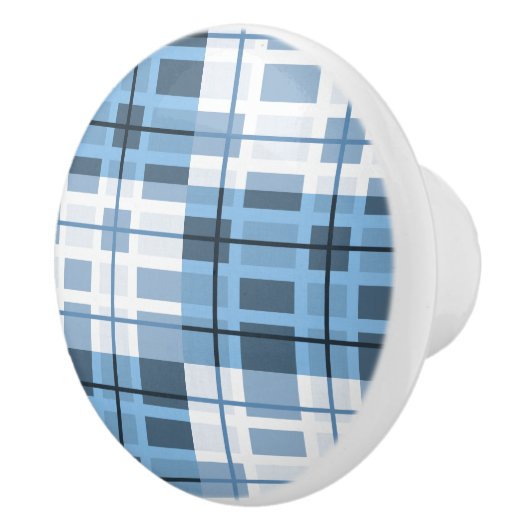 セラミックキャビネットのノブブループレイド セラミックノブ (右)