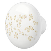 セラミックキャビネットのノブ離れ金ゴールド セラミックノブ (右)