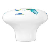 セラミックキャビネットのノブ – シーホース型セラミックノブ セラミックノブ (側面)