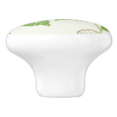 セラミックキャビネットのノブ セラミックノブ (側面)