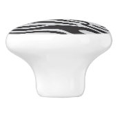 セラミックキャビネットのノブ セラミックノブ (側面)