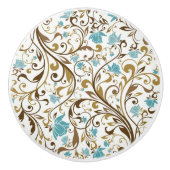 セラミックキャビネットのノブ セラミックノブ (正面)