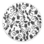 セラミックキャビネットのノブ セラミックノブ (正面)